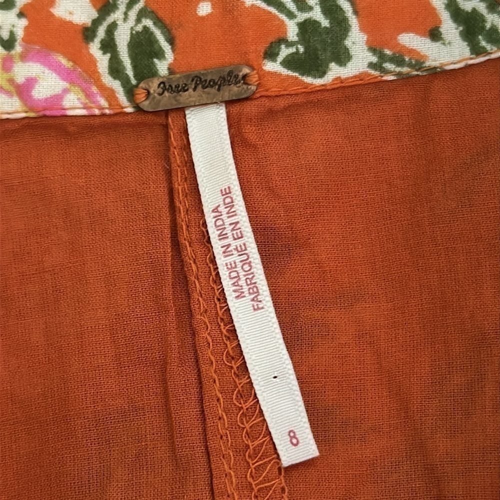 Free People End Of The Island Godet Skirt size 8 - Picture 14 of 16